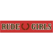 PVC sticker 'Rude Girls - red'